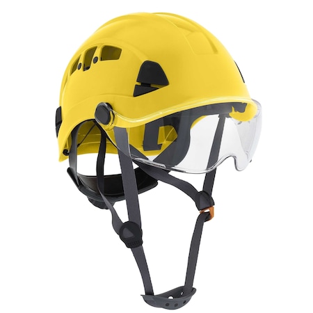 Jackson Safety PC + ABS, 6 Point Ratcheting, Rapid Dial, Yellow 20971